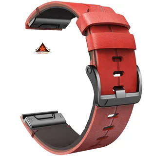 بند گارمین چرمی مارون | ERSQCKL-008