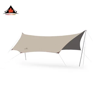 تارپ 26 متر مربع نیچرهایک تیتانیوم وینیل به همراه 2 تیرک | NH19TM004