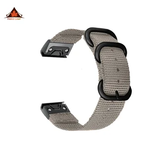 بند ساعت گارمین نایلون بافت خاکی