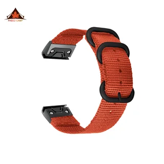 بند ساعت گارمین نایلون بافت نارنجی