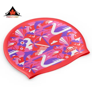کلاه شنا توربو مدل HAPPY FLAMINGO
