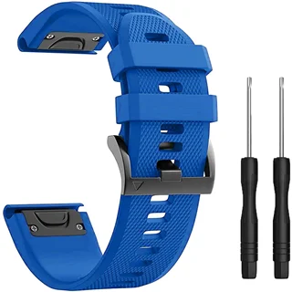 بند گارمین آبی تیره 22 میلیمتری