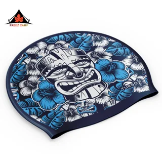 کلاه شنا توربو مدل TURBO SILICONE CAP 'SUEDE' TIKI MASK